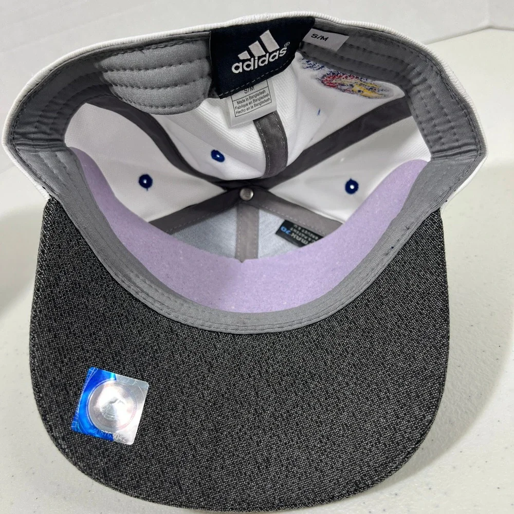 Adidas‎ Jayhawks Trucker Hat Cap Mesh Back Adjustable S/M